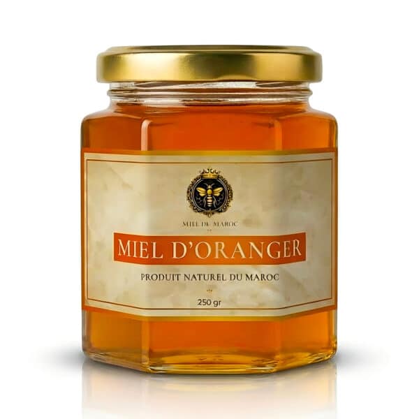Miel d'oranger du Maroc 🍊 - Douceur parfumée premium - 250 g