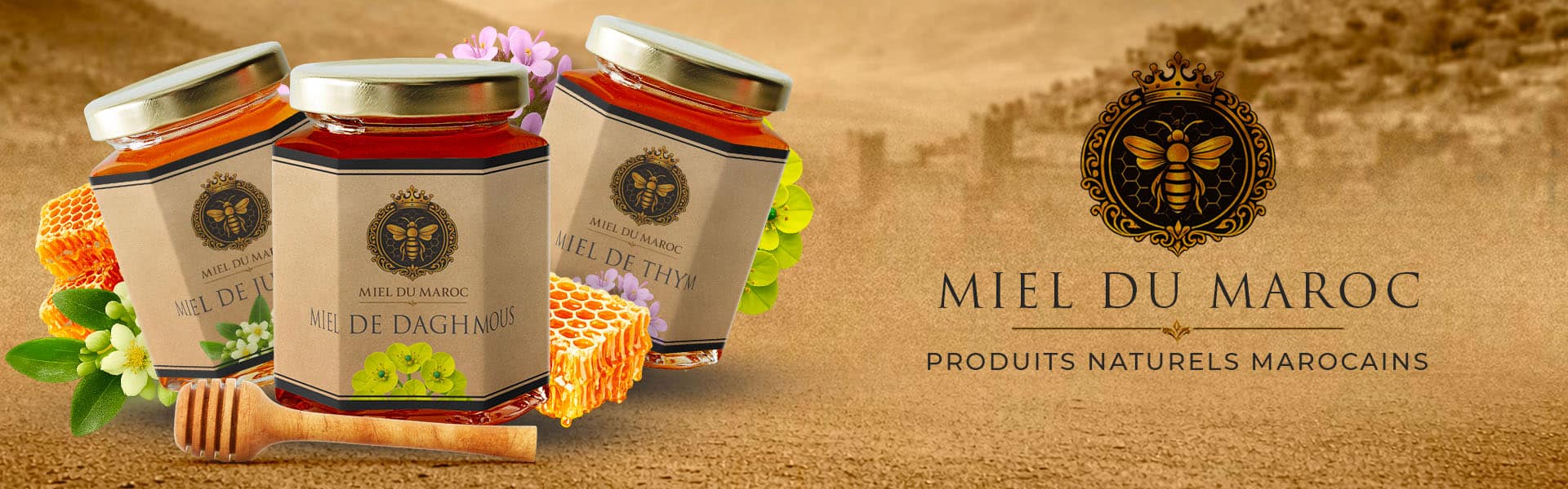 slide miel du Maroc