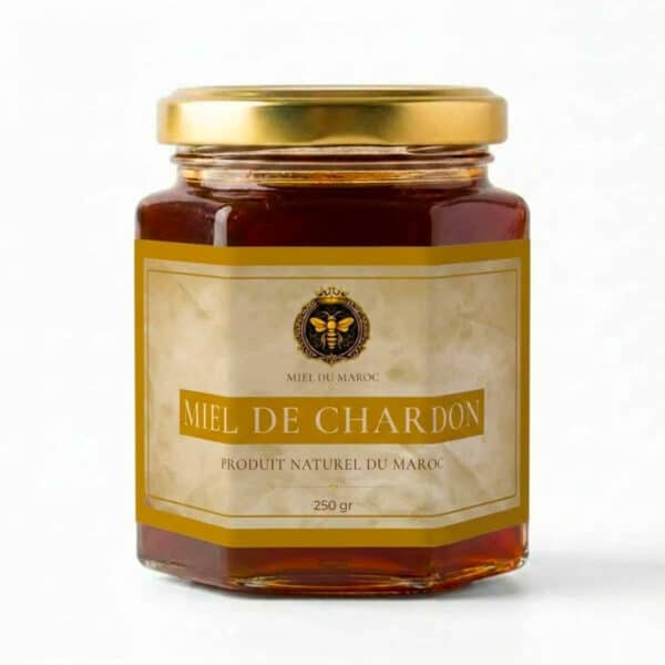 Miel de Chardon du Maroc 🌿 – Notes florales & touche anisée – 250 g